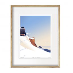 Homominus 50x60 Cadre Chêne web